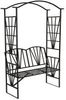 tectake Rosenbogen mit Sitzbank 210 cm tectake Rosenbogen mit Sitzbank 210 cm