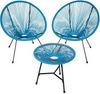 TecTake Santana 2 Gartenstühle + Tisch TecTake Santana 2 Gartenstühle + Tisch
