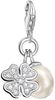 Thomas Sabo Charm-Anhänger Kleeblatt mit Perle weiß (0831-167-14) Thomas Sabo Charm-Anhänger Kleeblatt mit Perle weiß (0831-167-14)
