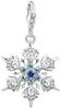 Thomas Sabo Charm-Anhänger Schneeflocke mit blauen Steinen silber (1902-945-7) Thomas Sabo Charm-Anhänger Schneeflocke mit blauen Steinen silber (1902-945-7)