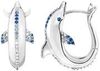 Thomas Sabo Creolen Delfin mit blauen Steinen (CR688-644-1) Thomas Sabo Creolen Delfin mit blauen Steinen (CR688-644-1)