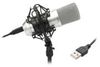TIE Studio Condenser Mic USB silver TIE Studio Condenser Mic USB silver