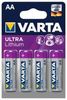 Varta Ultra Lithium AA Mignon 6106 4er Pack Varta Ultra Lithium AA Mignon 6106 4er Pack