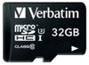 Verbatim Pro U3 Micro SDHC 32GB Verbatim Pro U3 Micro SDHC 32GB