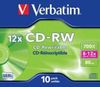 Verbatim CD-RW 12x 10 Stk. 43148 Verbatim CD-RW 12x 10 Stk. 43148