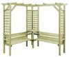 vidaXL Eckpergola mit Bank (44950) vidaXL Eckpergola mit Bank (44950)