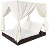 vidaXL Outdoor-Loungebett mit Vorhang (42948) vidaXL Outdoor-Loungebett mit Vorhang (42948)