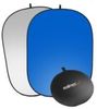Walimex Pro 2in1 Falthintergrund grau/blau 180 x 210 cm Walimex Pro 2in1 Falthintergrund grau/blau 180 x 210 cm