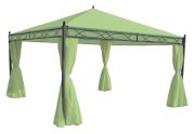 Mendler Cadiz Pergola mit Seitenwand + Moskitonetz 4 x 4 m