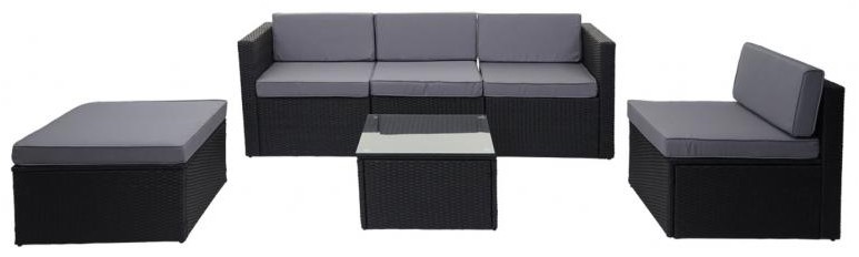 Mendler HWC-D24 Poly-Rattan-Garnitur