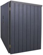 Mendler HWC-J29 WPC-Fahrradgarage 172 x 213 x 112 cm
