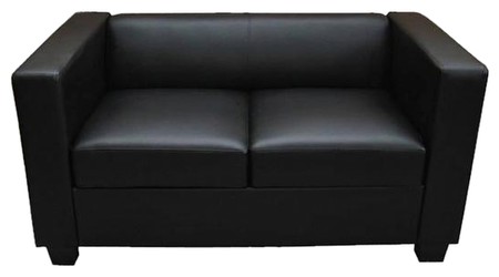 Mendler Lille 2er Couch Kunstleder