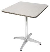 Mendler M28 Alu-Bistrotisch 10er Set