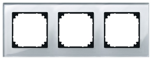 Merten M-PLAN-Echtglasrahmen 3fach (489360)