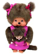 Monchhichi Mutter mit Kind