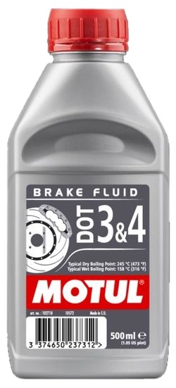 Motul Dot 3&4 Brake Fluid 500 ml