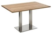 Niehoff Garden Bistro Tisch Teak Edelstahl 140 x 95 cm Niehoff Garden Bistro Tisch Teak Edelstahl 140 x 95 cm