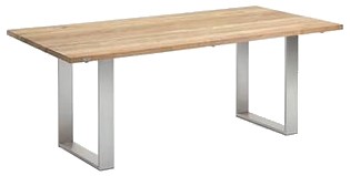 Niehoff Garden Noah Gartentisch Profilkufe Teak/Edelstahl 180 cm Niehoff Garden Noah Gartentisch Profilkufe Teak/Edelstahl 180 cm