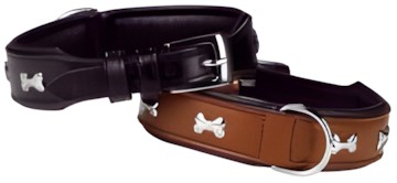 Nobby Leder Halsband Cerro 40 cm x 30 mm