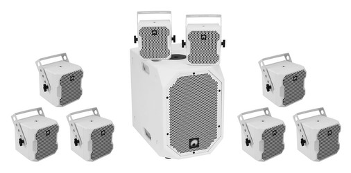 Omnitronic Set BOB-10A ws + 8x BOB-4 ws