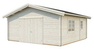 Palmako Roger 27,7 m² mit Holztor natur