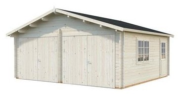 Palmako Roger 28,4 m² mit Holztoren natur Palmako Roger 28,4 m² mit Holztoren natur