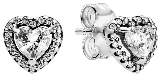 Pandora Erhabene Herzen Ohrstecker (298427C01)