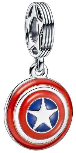 Pandora Marvel The Avengers Captain Americas Schild Charm-Anhänger (790780C01) Pandora Marvel The Avengers Captain Americas Schild Charm-Anhänger (790780C01)