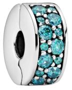 Pandora Petrolfarbener Pavé-Clip (791817MCZ) Pandora Petrolfarbener Pavé-Clip (791817MCZ)