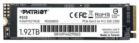 Patriot P310 M.2 PCIe SSD 240GB