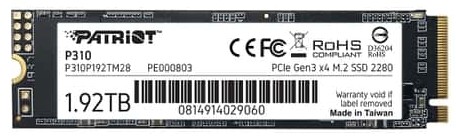 Patriot P310 M.2 PCIe SSD 480GB