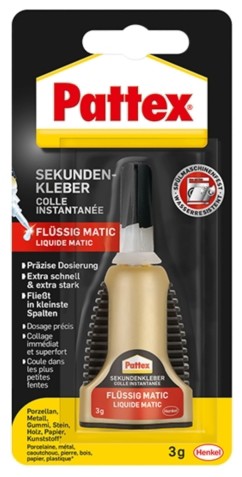 Pattex Sekundenkleber Flüssig Matic 3 g
