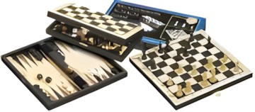 Philos Backgammon- Schachset 2511