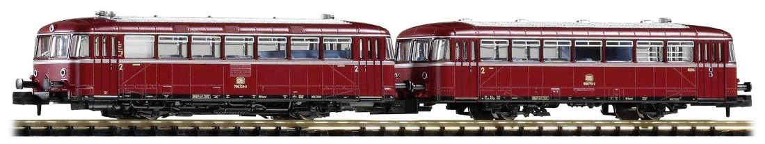 Piko N Schienenbus 798 mit Steuerwagen 998.6 (40250)