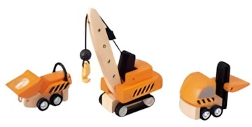 PlanToys PlanCity Baufahrzeuge 6014