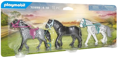 Playmobil Country 3 Pferde: Friese, Knabstrupper & Andalusier (70999) Playmobil Country 3 Pferde: Friese, Knabstrupper & Andalusier (70999)