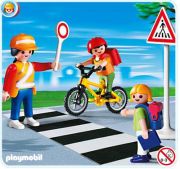 Playmobil Schulweghelferin mit Kindern 4328 Playmobil Schulweghelferin mit Kindern 4328