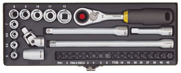 Proxxon Feinmechaniker-Satz 32-tlg. (23078)