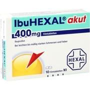 Hexal AG IBUHEXAL AKUT 400, 10 Filmtbl. (N1) 400 mg akut Hexal AG IBUHEXAL AKUT 400, 10 Filmtbl. (N1) 400 mg akut