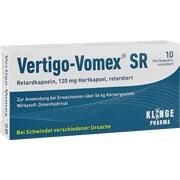 Klinge Pharma VERTIGO VOMEX SR RETARDKAPSELN, 10 St. Klinge Pharma VERTIGO VOMEX SR RETARDKAPSELN, 10 St.