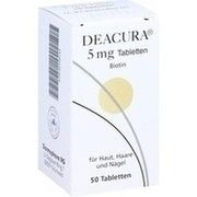 Dermapharm DEACURA 5MG, 50 Tbl. (N2) 5 mg Dermapharm DEACURA 5MG, 50 Tbl. (N2) 5 mg