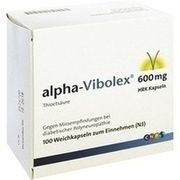 ALPHA VIBOLEX 600 HRK KAPS, 100 Kps. (N3) 600 mg HRK ALPHA VIBOLEX 600 HRK KAPS, 100 Kps. (N3) 600 mg HRK