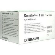 B.Braun OMNIFIX F SOLO SPRITZEN, 100 x 1 ml B.Braun OMNIFIX F SOLO SPRITZEN, 100 x 1 ml