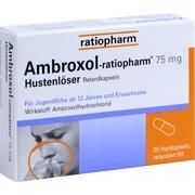 AMBROXOL RATIOPH75 HUSTENL, 20 Retardkps. (N1)
