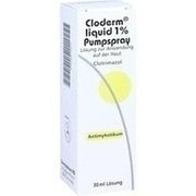 Dermapharm CLODERM LIQUID 1% PUMPSPR, 30 ml (N1) Pumpspray Dermapharm CLODERM LIQUID 1% PUMPSPR, 30 ml (N1) Pumpspray