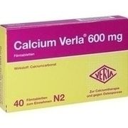 CALCIUM VERLA 600 MG FILMTABLETTEN, 40 St.