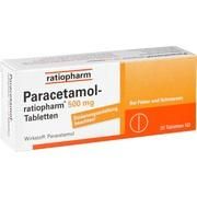 Ratiopharm PARACETAMOL-ratiopharm 500 MG TABL 20 ST Ratiopharm PARACETAMOL-ratiopharm 500 MG TABL 20 ST