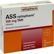 Ratiopharm ASS 100 TAH, 50 Tbl. (N2) Ratiopharm ASS 100 TAH, 50 Tbl. (N2)