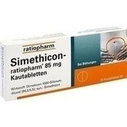 Ratiopharm SIMETHICON, 20 Kautbl. (N1) Ratiopharm SIMETHICON, 20 Kautbl. (N1)