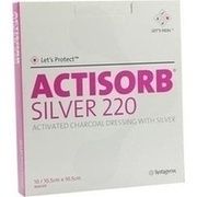 kohlpharma ACTISORB 220 SILVER 10,5X10,5 CM STERIL KOMPR. kohlpharma ACTISORB 220 SILVER 10,5X10,5 CM STERIL KOMPR.